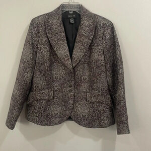 Focus 2000 Metallic Vintage Purple Blazer